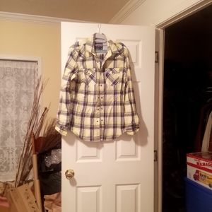 American Eagle Outfitters Snap Down Casual Shirt - Vintage Fit